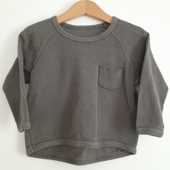 peekaboo Baby Textured Long Sleeve Sweater - Picture 3 of 9